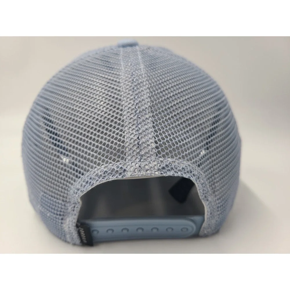 Air Jordan Jumpman‎ S-M Full Mesh Trucker Snapback Hat Cap Basketball Blue White